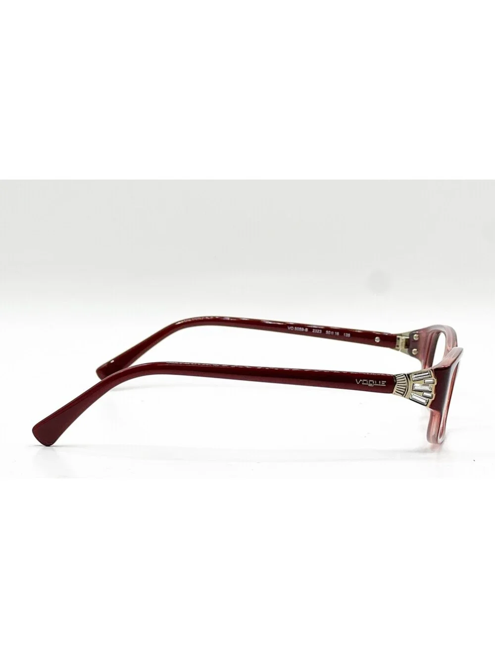 Vogue VO 5059-B 2323 Top Bordeaux on Opal Pink Authentic Eyeglass Frames 50-16